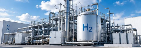 Industrielle Wasserstoffanlage